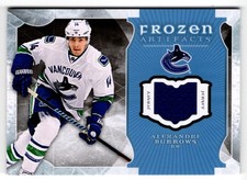 2015-16 Upper Deck Artifacts Frozen Blue Alexandre Burrows Jersey Vancouver