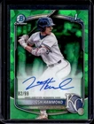 2025 Bowman Draft Sapphire Josh Hammond Chrome Auto Green Refractor 1st #/99
