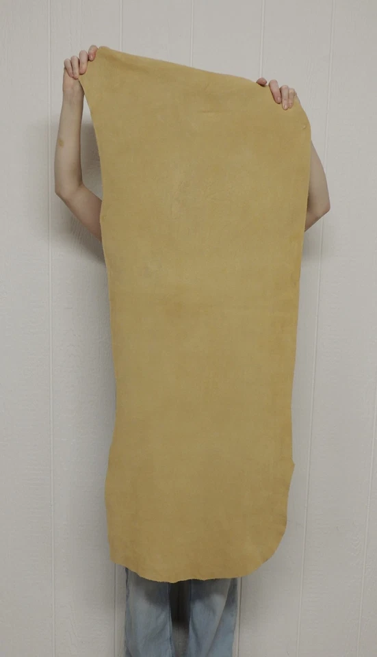 BRAINTAN BUFFALO BISON Leather Hides for Moccasins Handbags Quivers Straps Skin - Изображение 4 из 4