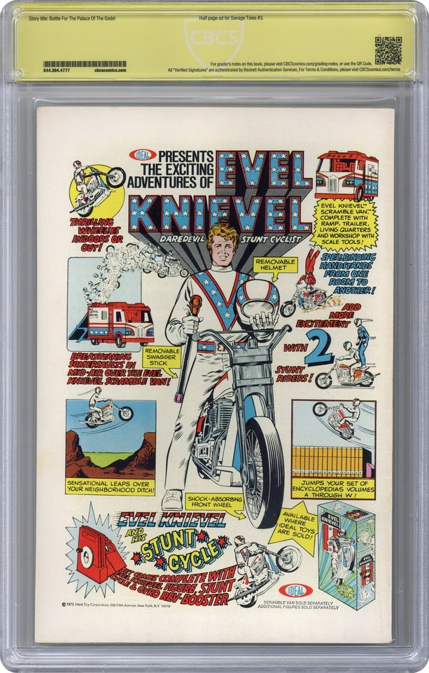 Man-Thing #1 CBCS 8.5 Witnessed Sig Roy Thomas 1974 22-0692A42-359 - Image 2 of 2