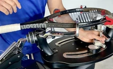 Tennis racket stringing service at SCTC