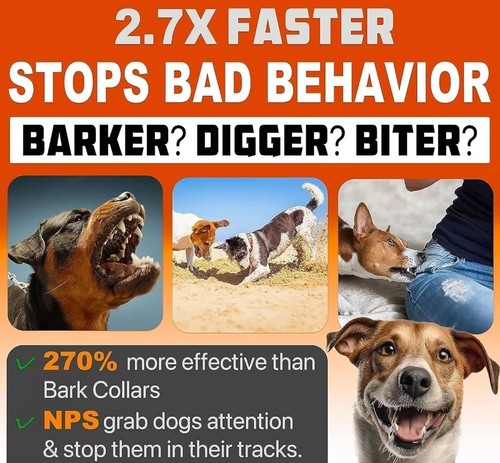 2024release Dog Bark Deterrent Device Stops Bad Behavior | No Cali Orange - Picture 4 of 14