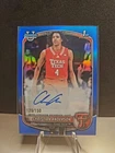 2025-26 Bowman Chrome 1st Christian Anderson Auto True Blue Refractor /150 TTU