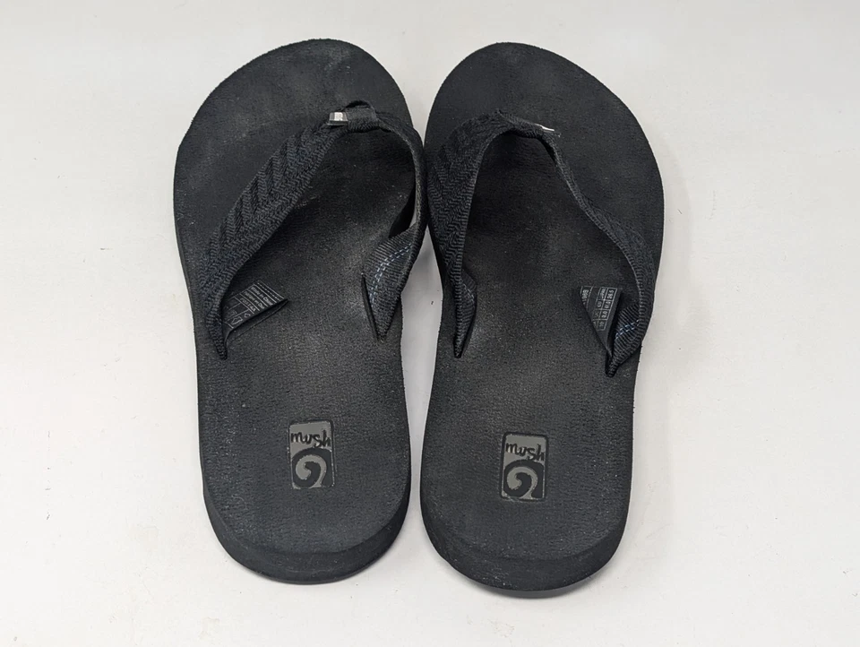 Sandalias chanclas Teva Mush II para mujer talla 10 tanga negras 4198B Foto 3 de 4