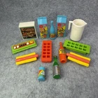 Vintage 80s 90s Barbie House Accessories Lot of 15 Hot Dog Food Kitchen Soda
