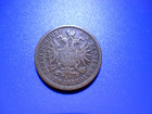 1885 Austria 1 Kreuzer Emperor Franz Joseph I (Lightly Circulated) — photo 2
