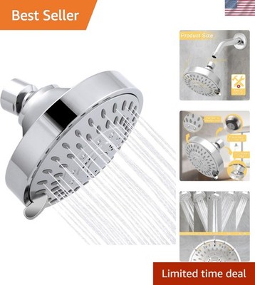 Ultimate Relaxation: High Pressure Fixed Shower Head with 5 Massage Settings