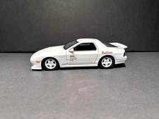 Jada Initial D Mazda RX-7 FC3S 1/24 Scale RedSuns Diecast Model Car READ DESC.