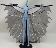 Monster High Elvira Mistress Dark Doll Outfit Sheer Black Cape Silver Spider Web