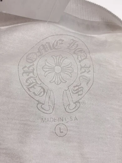 CHROME HEARTS CUORI CROMATI Hibisco Honolulu Limited L Cotone WHT 