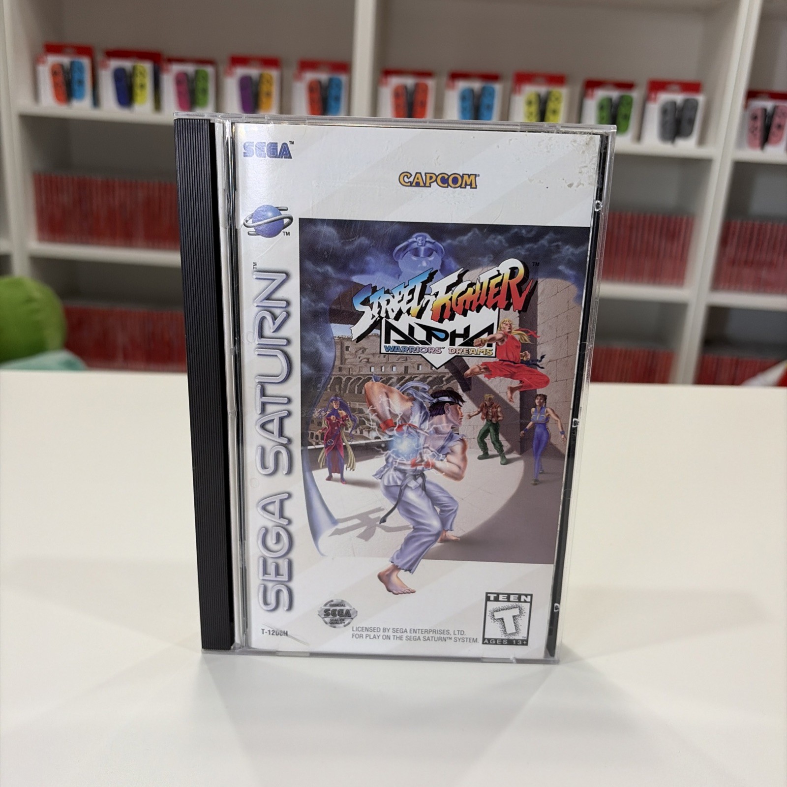Street Fighter Alpha: Warriors' Dreams - Sega Saturn NTSC US Game CIB & Reg Card