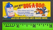Vintage Bug-A-Boo Bug Killer Poster Stamp