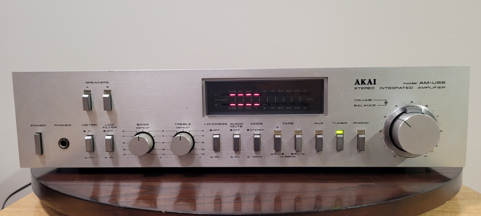 Akai AM-U-55 vintage audio equipment - eBay listing photo 1