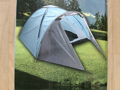 Dunlop Kuppelzelt Tent Zelt 2 Personen Camping Outdoor Garten 320x150x120 cm