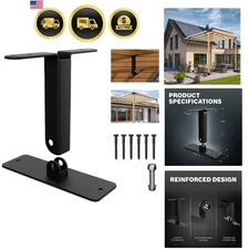 Metal Pergola Kit for 4x4 Lumber Post Adjustable Steel Patio Roof Bracket