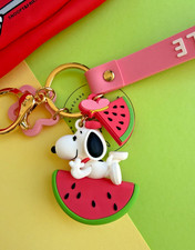 Peanuts Cartoon Snoopy Character 3D Keychain keyring Purse Gift Charm