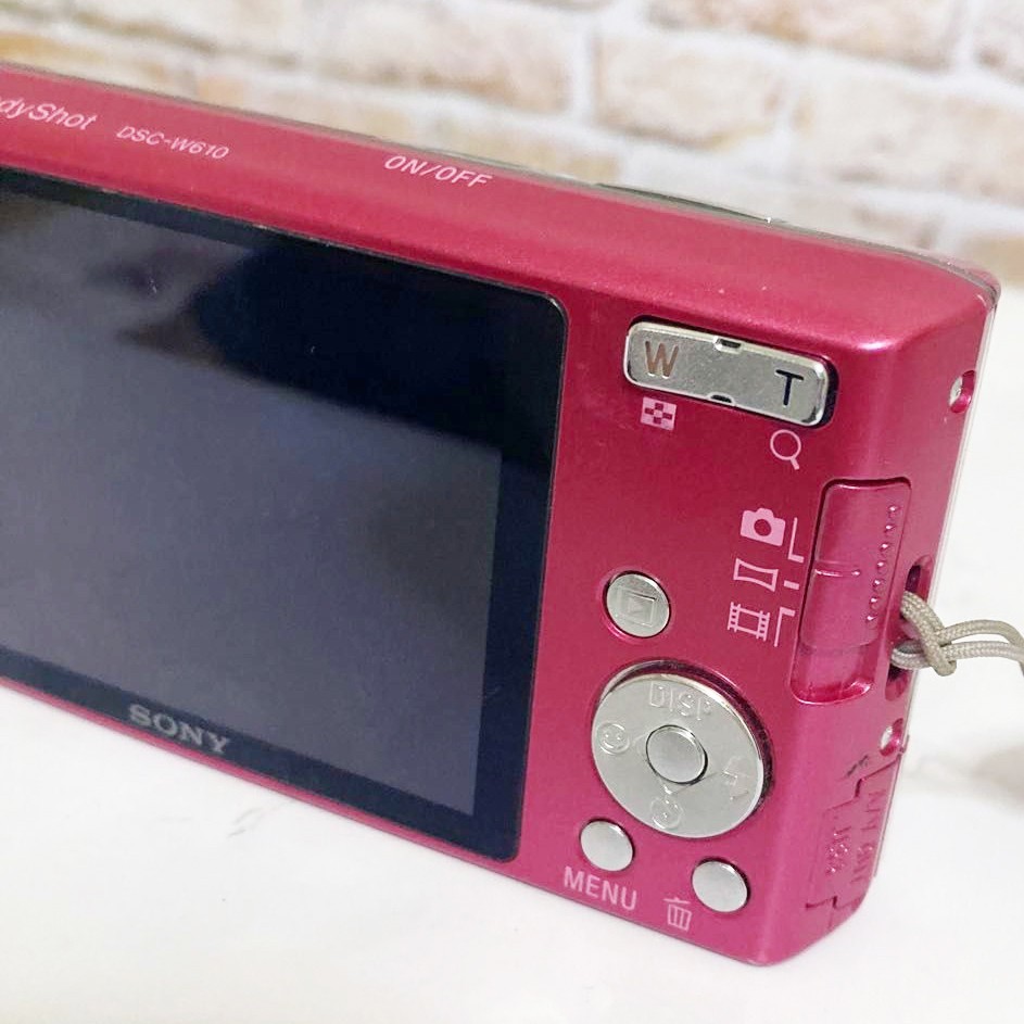 Sony Cyber-shot DSC-W610 Pink 14.1MP 4.0x Zoom Compact