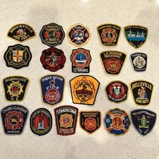 Canada Fire Incendie Patch Lot Of 21- Toronto, Thunder Bay, Nova Scotia, More