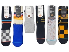 6 Stance x Harley Davidson Women's Crew Socks - Size Medium 8 - 10.5 - $98 MSRP