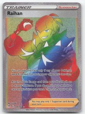 RAIHAN EVOLVING SKIES 224/203 SECRET RAINBOW RARE HOLO EVS POKEMON TCG CARD NM on eBay