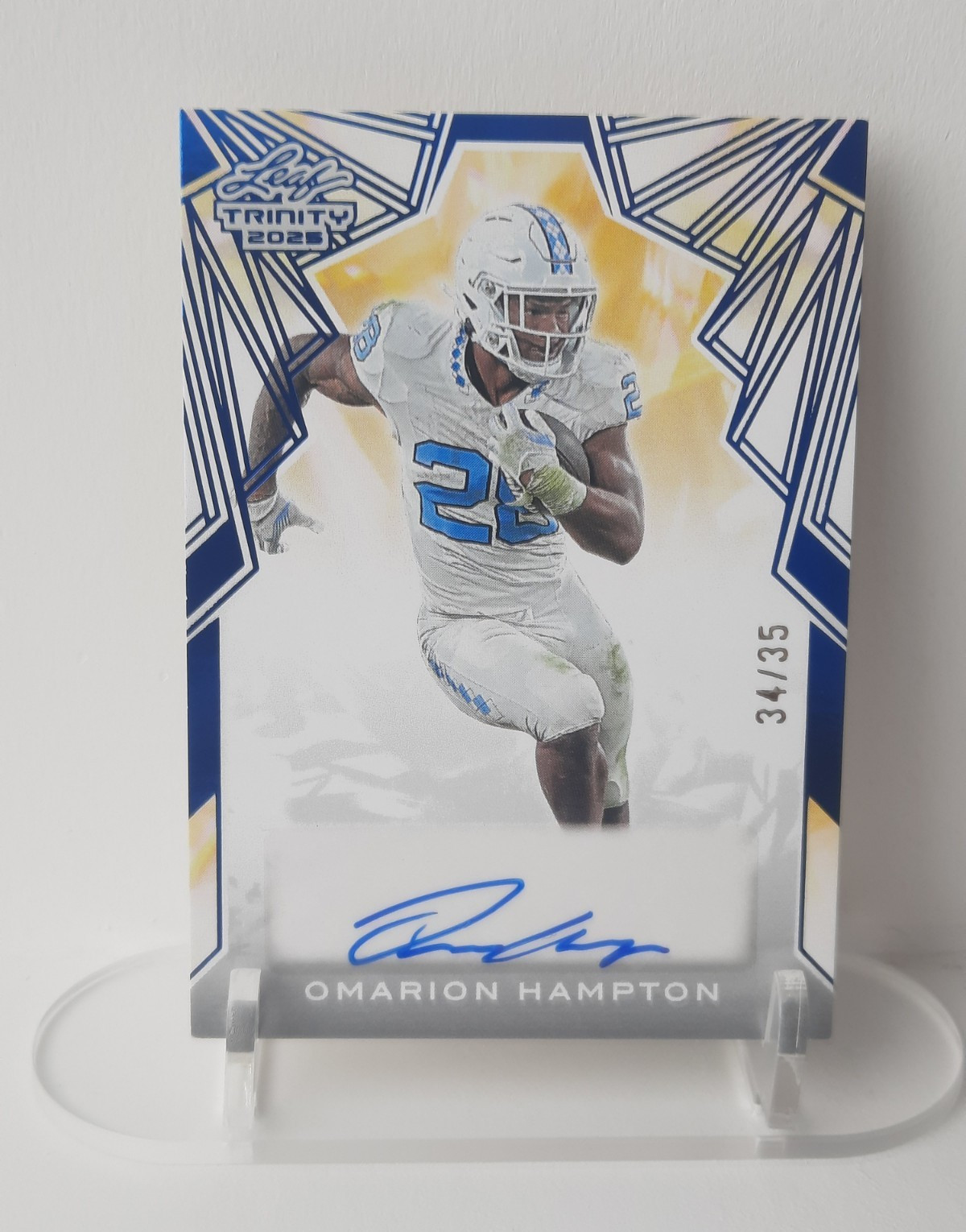Leaf 2025 Trinity Omarion Hampton BA-OH1 Blue Auto RC Serial #/35