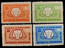 Dominican Republic 1963. SC# 589-590,C130-131.Mint Hinged OG