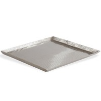 Dekotablett Quadratisch 50X50 Cm Aluminium Tablett GehäMmert Ostern/Weihnachten