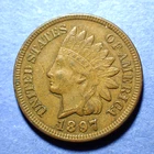 1897 Indian Cent  XF