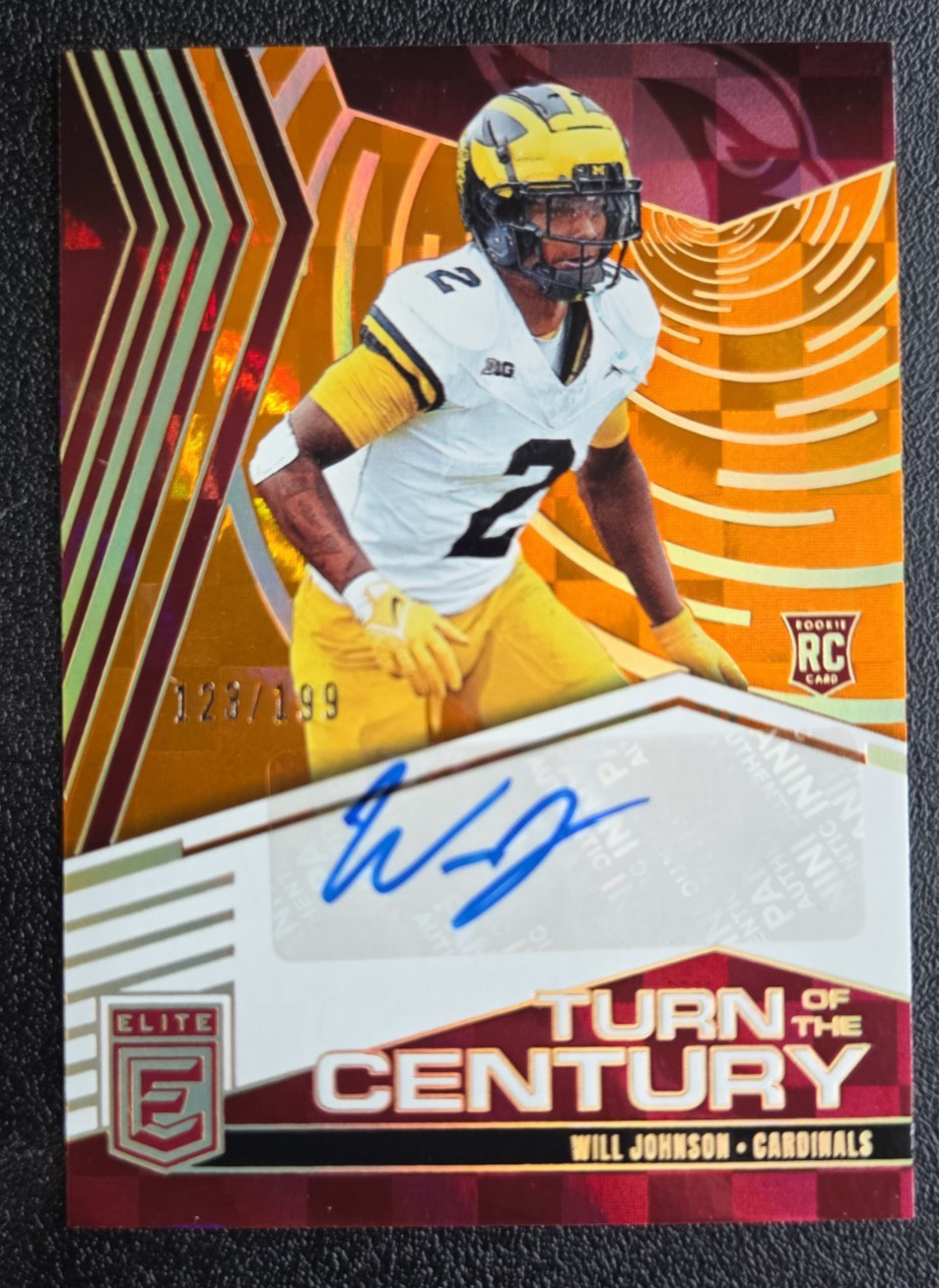 2025 Panini Donruss Elite - Turn of the Century Autographs Will Johnson /199