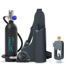 1L Scuba Tank Lung Tank Diving Tank,3000 PSI Portable Short Time Underwater