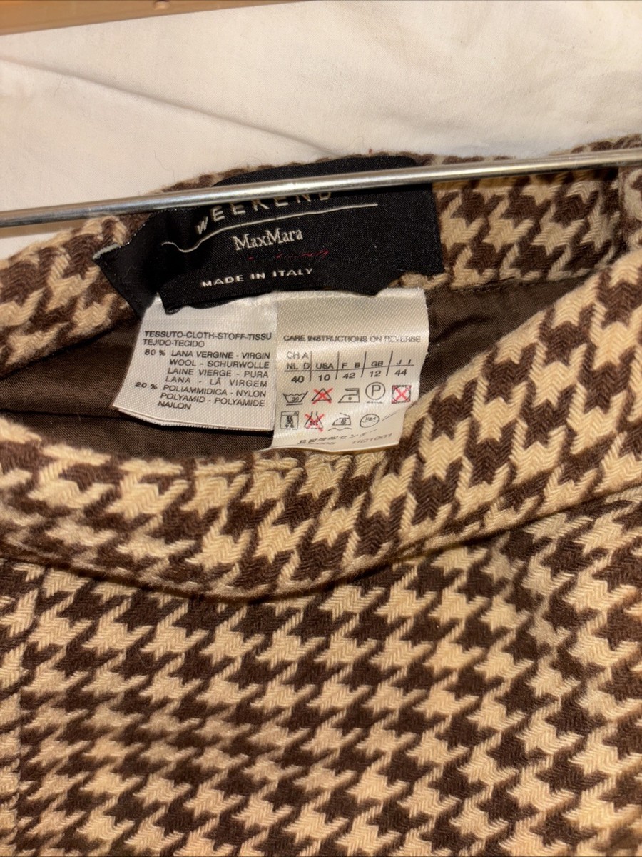 Max Mara Made In Italy Virgin Wool Skirt View 4