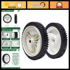 Front Drive Wheels for Self-Propelled Lawn Mower Tractor - 2 Pack Replacement Pa