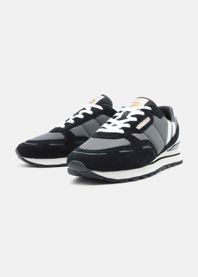 Patrick Bronby Herren Sneaker Freizeitschuhe Schwarz Dunkelgrau Weiß