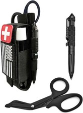 Upgrade 1000D Laser Cut Molle Tourniquet Holder, Heavy Duty Tactical Molle Tourn