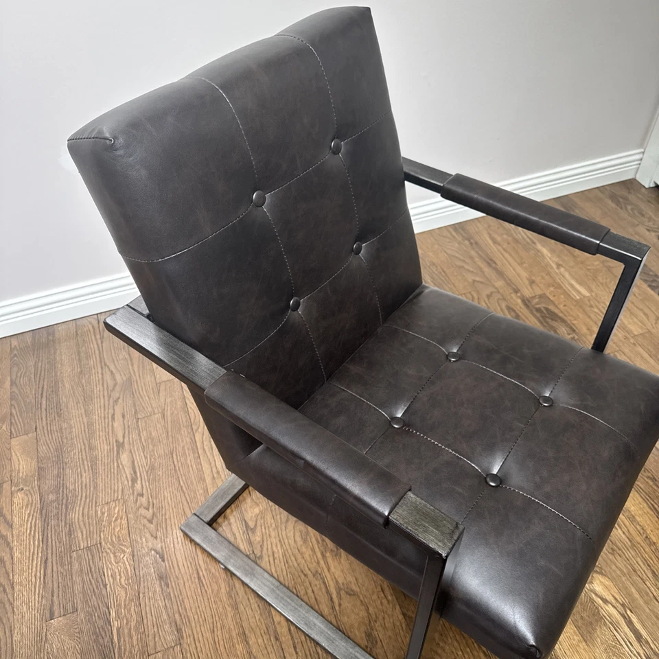 Ashley Furniture Starmore Faux Leather Upholstered Desk Chair Black - Image 2 of 3