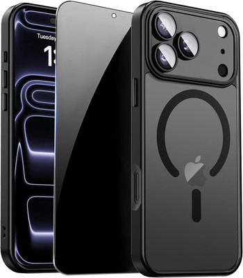 For Iphone 17 Pro Max Case with Privacy Screen Protector and Camera Protection C