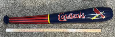 1998 St. Louis Cardinals 40'' Inflatable Blow-Up Blue and Red Baseball Bat