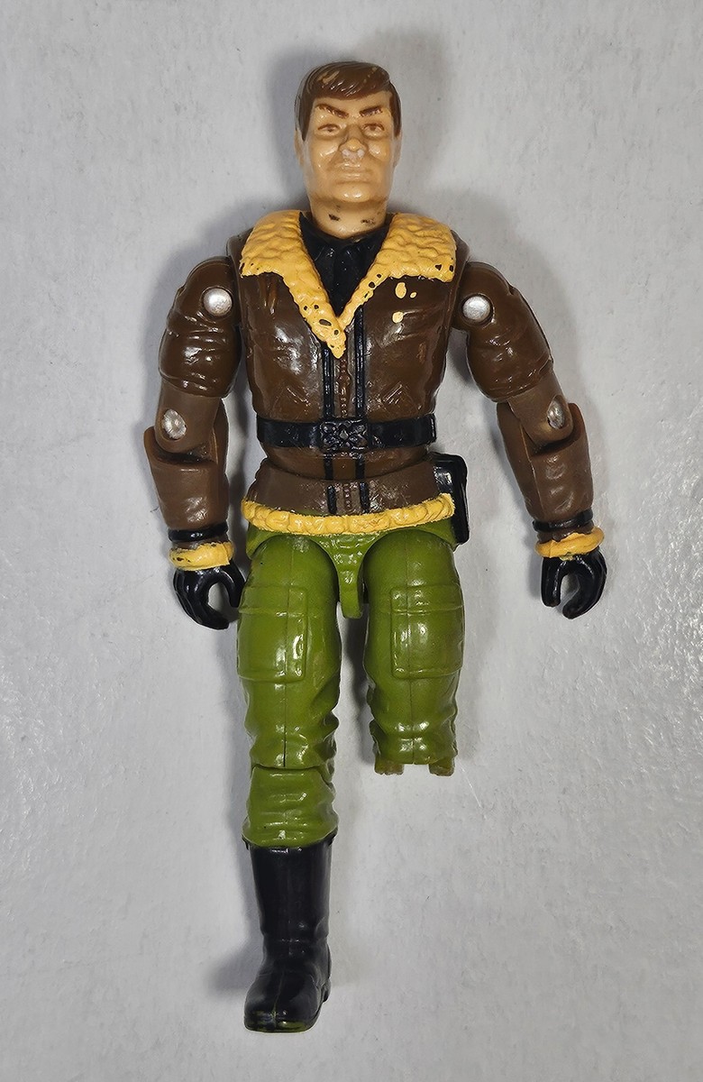 HASBRO VTG 1992 GI JOE GENERAL FLAGG C7 ACTION FIGURE MISSING LEG
