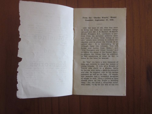 THE VOYAGERS AND OTHER VOICES J B Mather Signed 1938 + H J Keyes ephemera - Picture 12 of 12