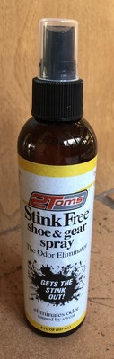 2Toms Stink Free Spray, 8 Ounce Bottle (814957014009)