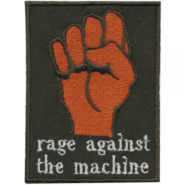 Aufnäher Applikation Spruch - Rage against the Machine - 02038 - Gr. ca. 9cm x