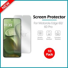 10-Pack LCD Clear HD Hydrogel Screen Protector for Motorola Edge 60/ Edge 60 Pro