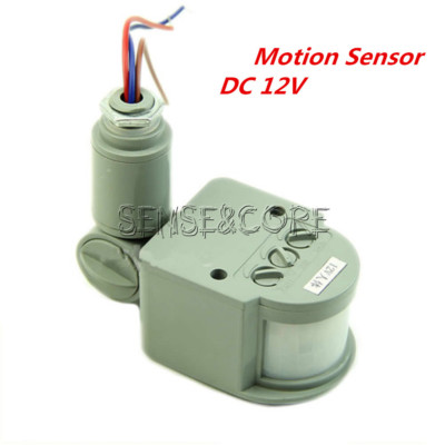 DC 12V 12M Security Infrared PIR Motion Sensor Detector Wall LED Light RF 180°