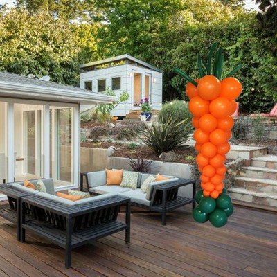 60pcs/set Easter Balloon Anti-explosion Create Atmosphere Diy Carrot Latex