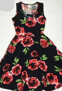 red tank top dress