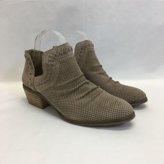 Vince Camuto Perforated Suede Ankle BOOTIES Palmina Wild Mushroom EU 40 ...