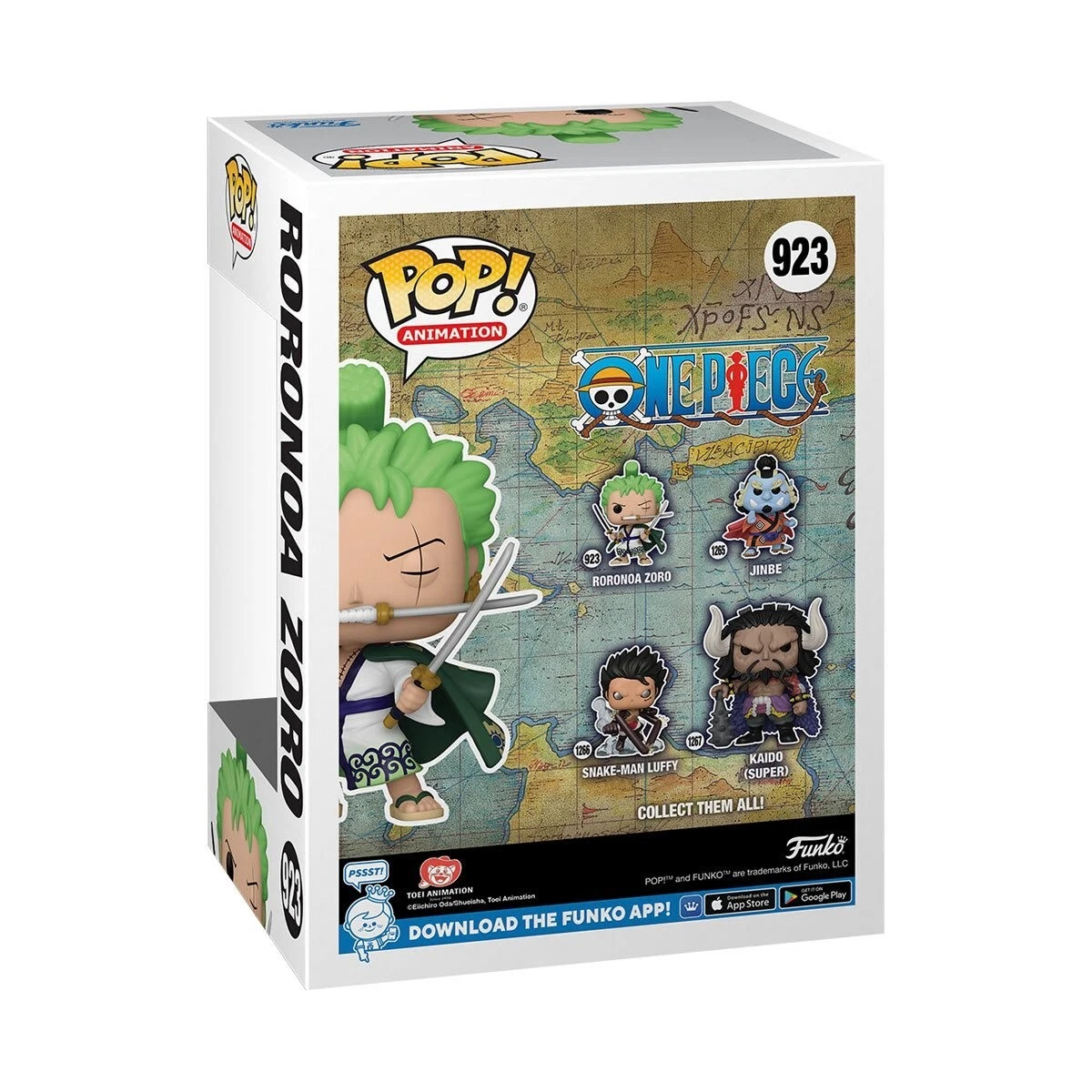 Funko POP Animation One Piece 923 Roronoa Zoro New