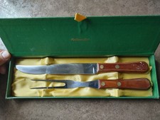 VINTAGE KUTMASTER kitchen knife and fork stainless steel. Made in USA