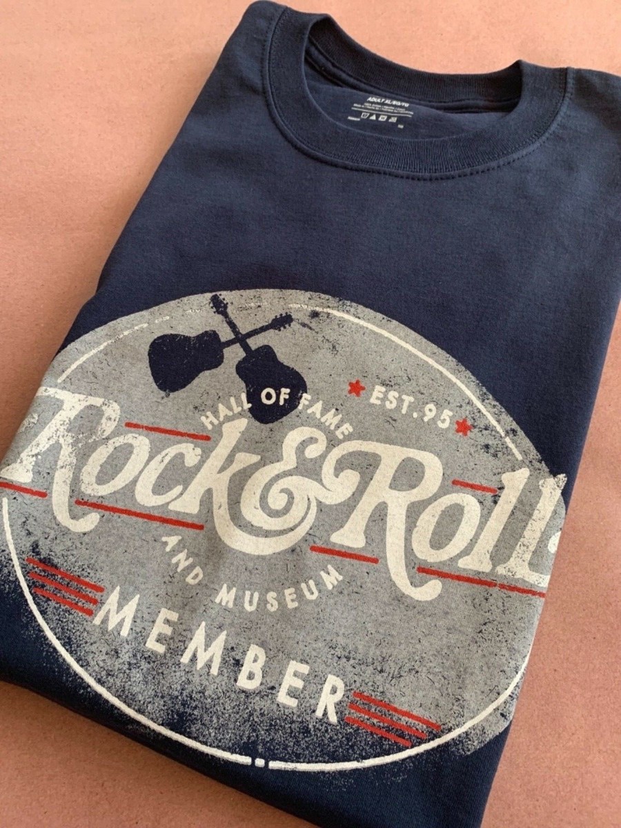 Vintage ROCK & ROLL HALL FAME Museum MEMBER T-Shirt XL