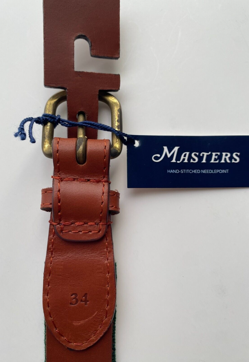 2025 Masters Smathers & Branson Logo Golf Belt Needle Point